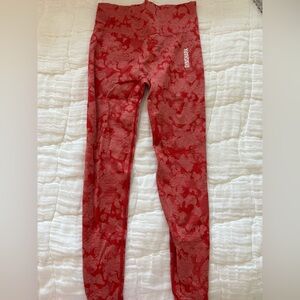 Gymshark Red Performance Leggings
